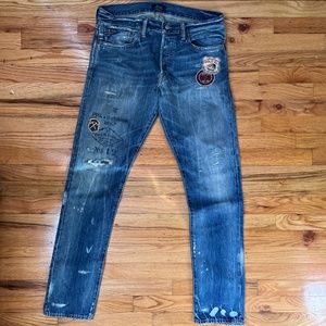 Polo Ralph Lauren Slim fit patch jeans